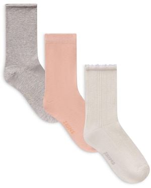 Skims Valentines Socks, 3-Pack - White