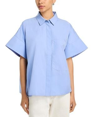 Co. Button Front Shirt - Blue