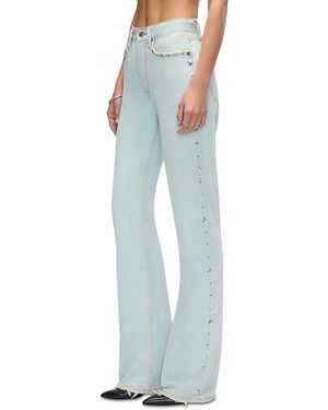 RE/DONE 70S High Rise Slim Bootcut Jeans - Blue
