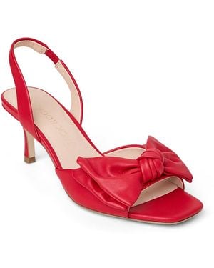Jack Rogers Eloise Bow Slingback Sandals - Red