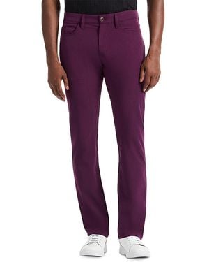 Robert Graham Grady Woven Straight Fit Pants - Purple