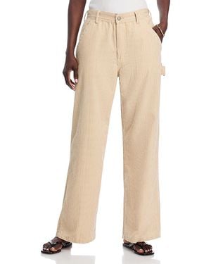 Denimist Teri Wide Leg Carpenter Pants - Natural