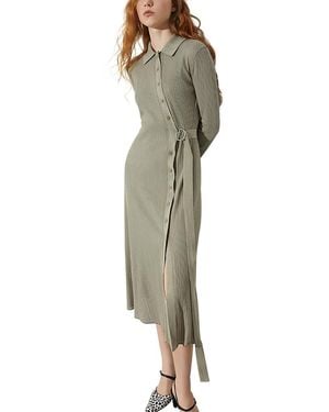 MAX&Co. Mac & Co. Jersey Shirtdress - Green