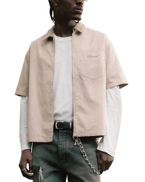 Represent Ramona Zipped Shirt - Natural
