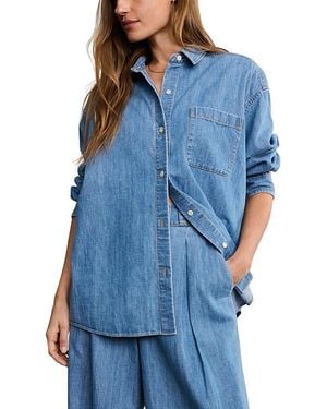 Jenni Kayne Parker Oversized Shirt - Blue