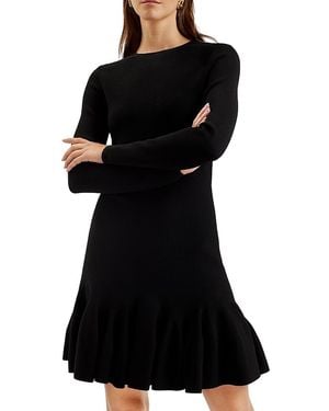 Ted Baker Loiss Long Sleeve Mini Dress - Black