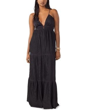 Ba&sh Wasta Tiered Maxi Dress - Black