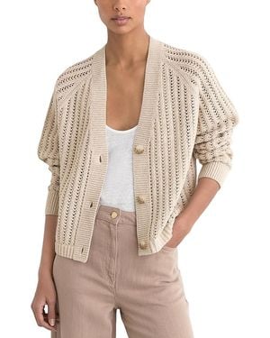 Reiss Constance Cardigan - Natural
