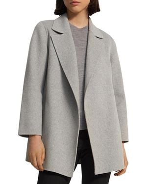 Theory Clairene Double Face Jacket - Gray