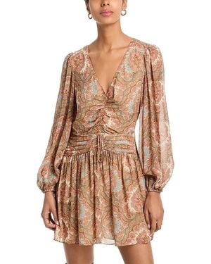 PAIGE Lainey Silk Dress - Natural