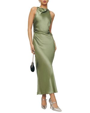 Designer Reformation Casette Silk Dresses for Women | Lyst