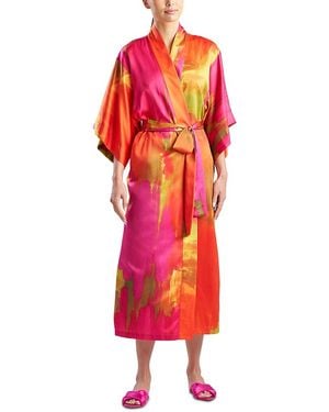 Natori Soleil Robe - Red