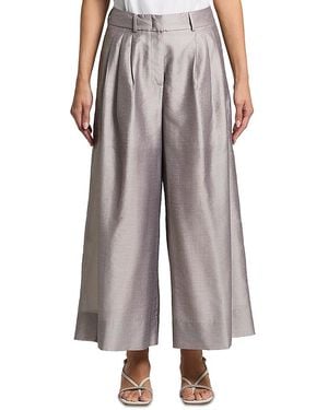 Peserico Triple Dart Pants - Gray