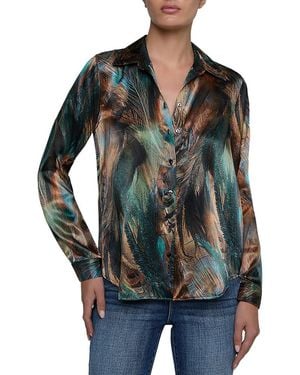 L'Agence Tyler Long Sleeve Blouse - Green