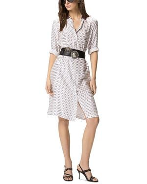 Pinko Elicia Twill Dress - White