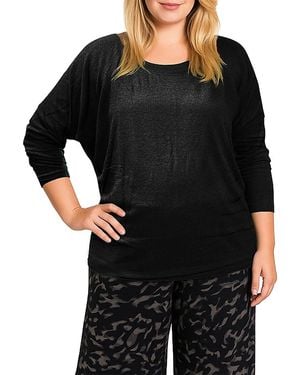 Standards & Practices Batwing Sleeve Top - Black