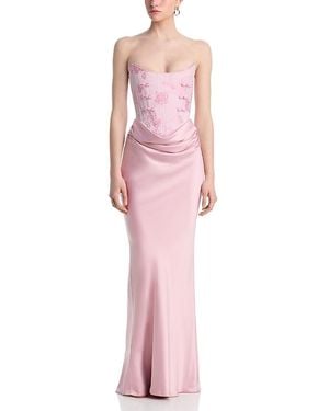 SAU LEE Frances Gown - Pink