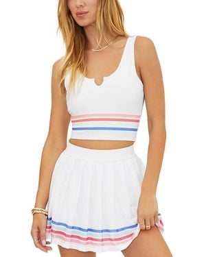 Beach Riot Josie Cropped Top - White