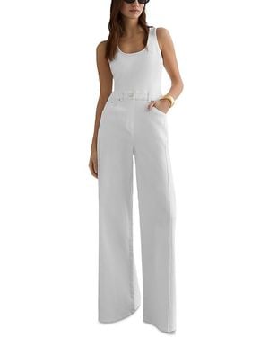 Reiss Rose Scoop Neck Jumpsuit - Gray
