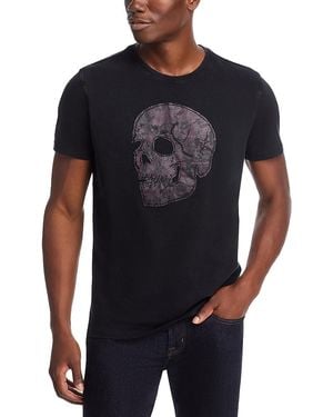 John Varvatos Skull Graphic T-Shirt - Blue