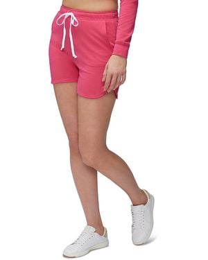 Three Dots Drawstring Shorts - Pink