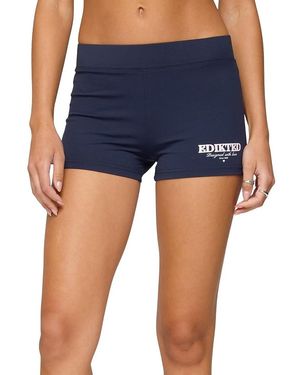Edikted With Love Biker Shorts - Blue