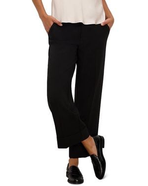 NIC+ZOE Clarendon Stretch Cuffed Ankle Pants - Black
