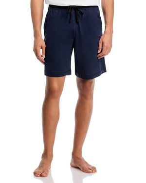 Daniel Buchler Peruvian Pima Cotton Lounge Shorts - Blue
