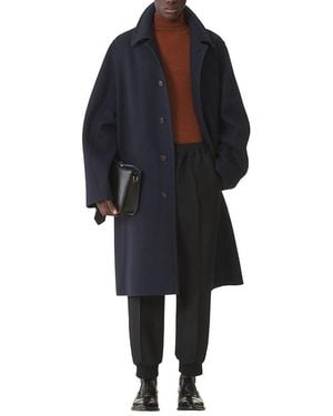 Lanvin Cashmere Car Coat - Blue