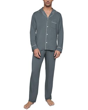 Eberjey William Pajama Set - Blue