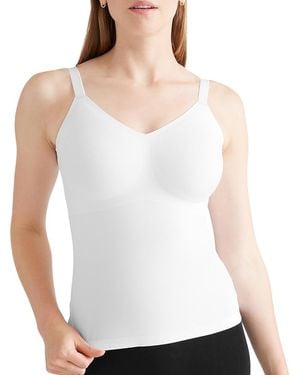 KNIX Wear Luxelift V Neck Tank - White