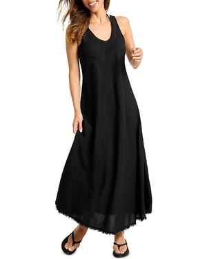 Tommy Bahama St Lucia Bias Cut Maxi Dress Swim Cover-Up - Black