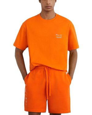 Reiss X Mclaren Stirling T Shirt - Orange