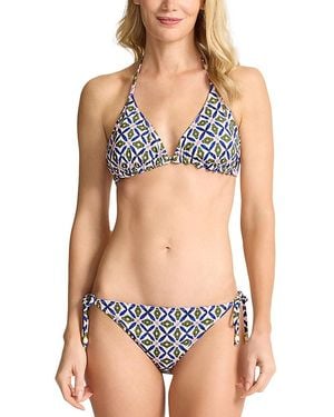 Tommy Bahama Playa Marbella Reversible Triangle Bikini Top - Blue