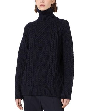 Weekend by Maxmara Wkssarong High Neck Sweater - Blue