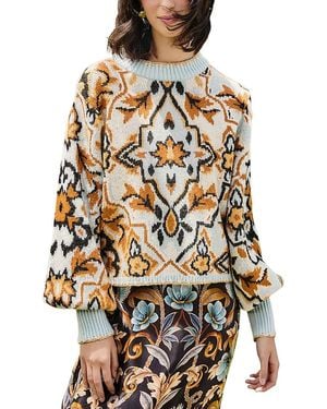 FARM Rio Round Neck Sweater - Brown