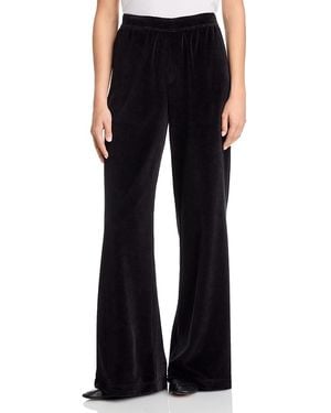 ATM Velour Flared Pants - Blue