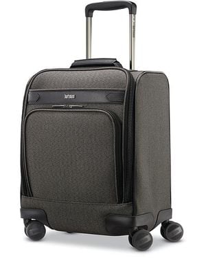 Hartmann Herringbone Deluxe Underseat Carry On Spinner - Black