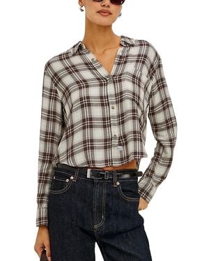 Rails Malin Snap Front Shirt - Gray