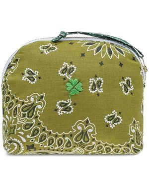 Call it By Your Name Small Bandana Vanity Bag - Green