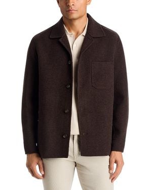 Eleventy Wool Chore Jacket - Black