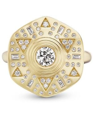Harwell Godfrey 18K Stardust Diamond Ring - White