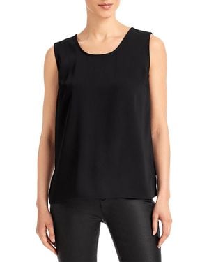 Caroline Rose Scoop Neck Tank - Black