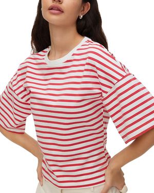 Vero Moda Dropped Shoulder Tee - Red