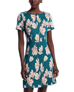 Misook Wrinkle Resistant Soft Knit Dress - Blue