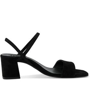 Paul Green Destiny Patent Leather High Heel Sandals - Black