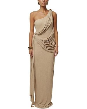 JLUXLABEL Rich Mocha Wrap Dress - Natural