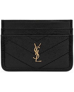 Saint Laurent Niki Card Case - Black