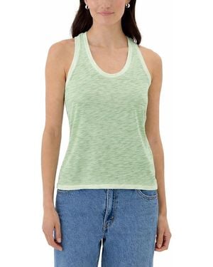 Goldie Lewinter Coastal Sunwash Racerback Tank Top - Green
