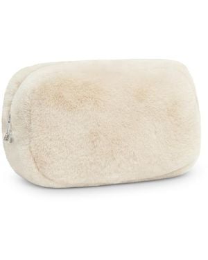 Apparis Noor Faux Fur Pouch - Natural